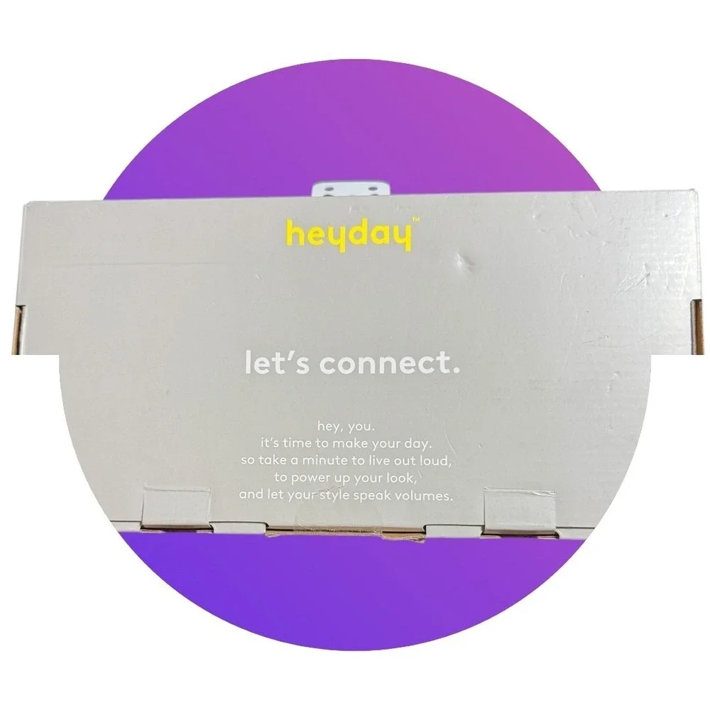 heyday Compact‎ Wireless Keyboard Spring Purple Bluetooth 5.1 NEW